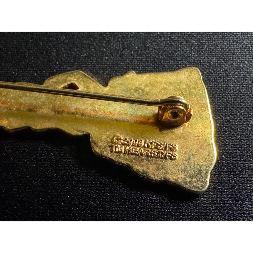 Betty Boop Vintage Metal Brooch - Picture 5 of 5
